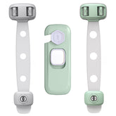 Furniture Safety Multifunction Accessories Lock for Baby (Adjustable-Green)
